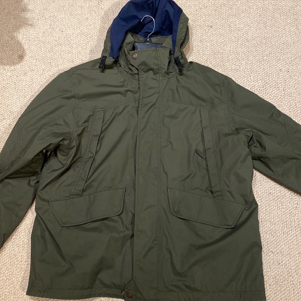 Timberland mens 3 in 1 waterproof jacket.